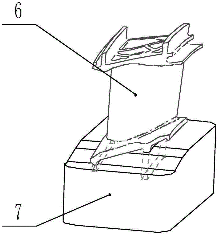 Rapid formation method of X-ray detecting device for blade of aviation engine