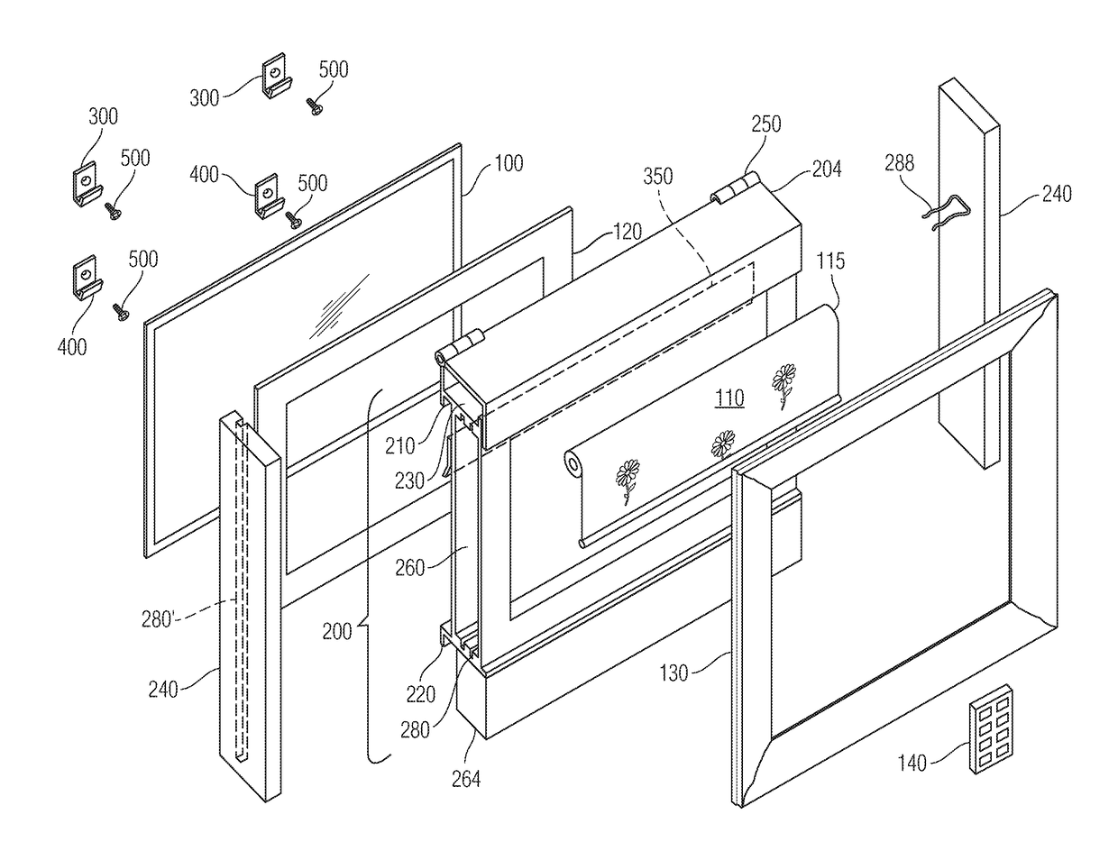 Cover for an ultra-flat panel display