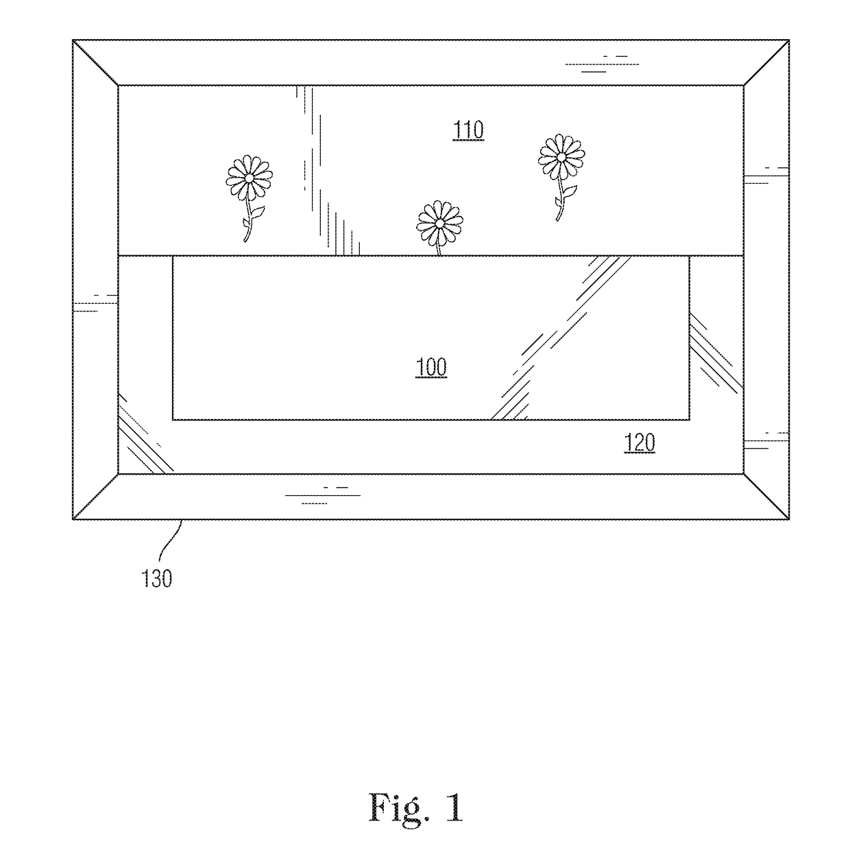 Cover for an ultra-flat panel display