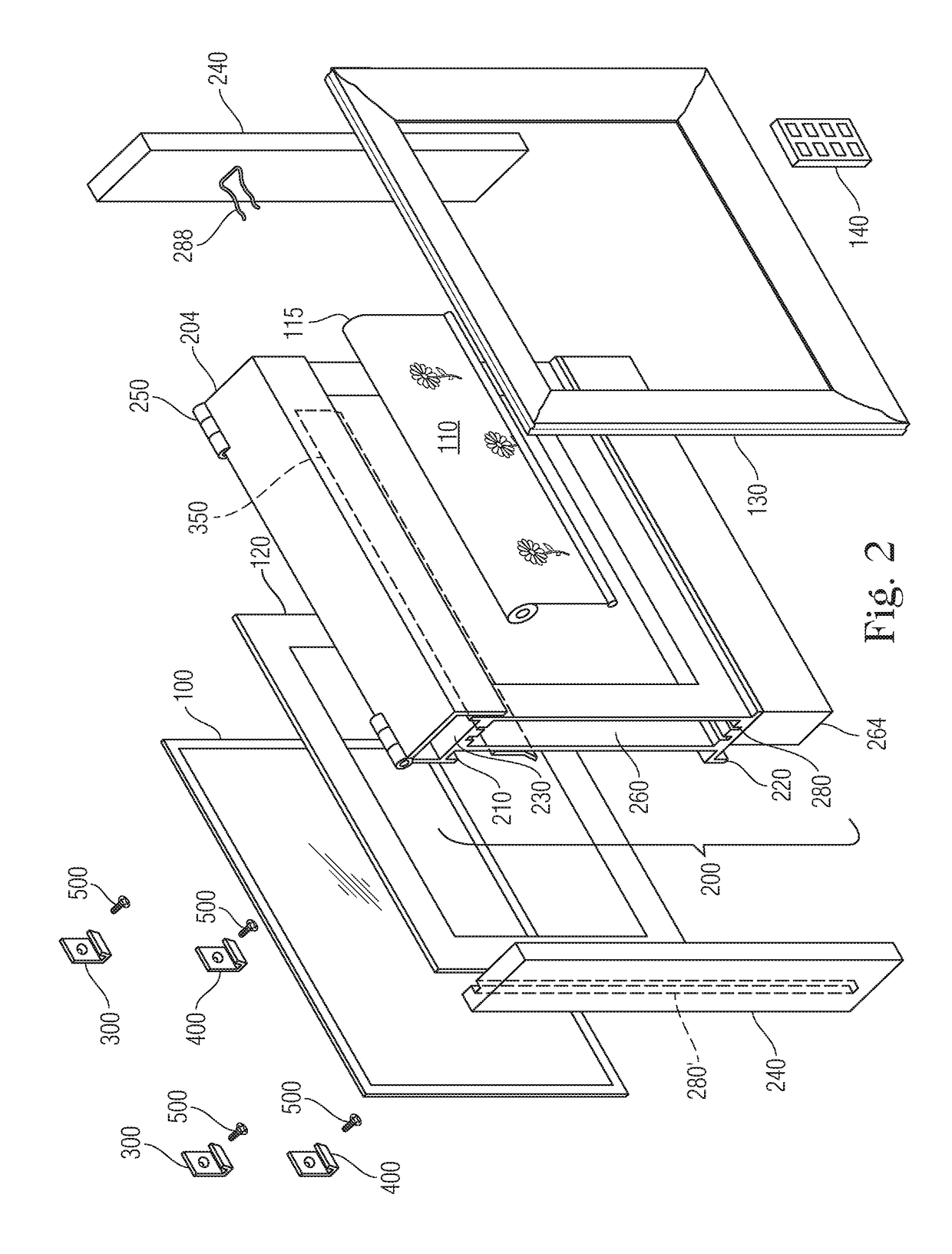 Cover for an ultra-flat panel display