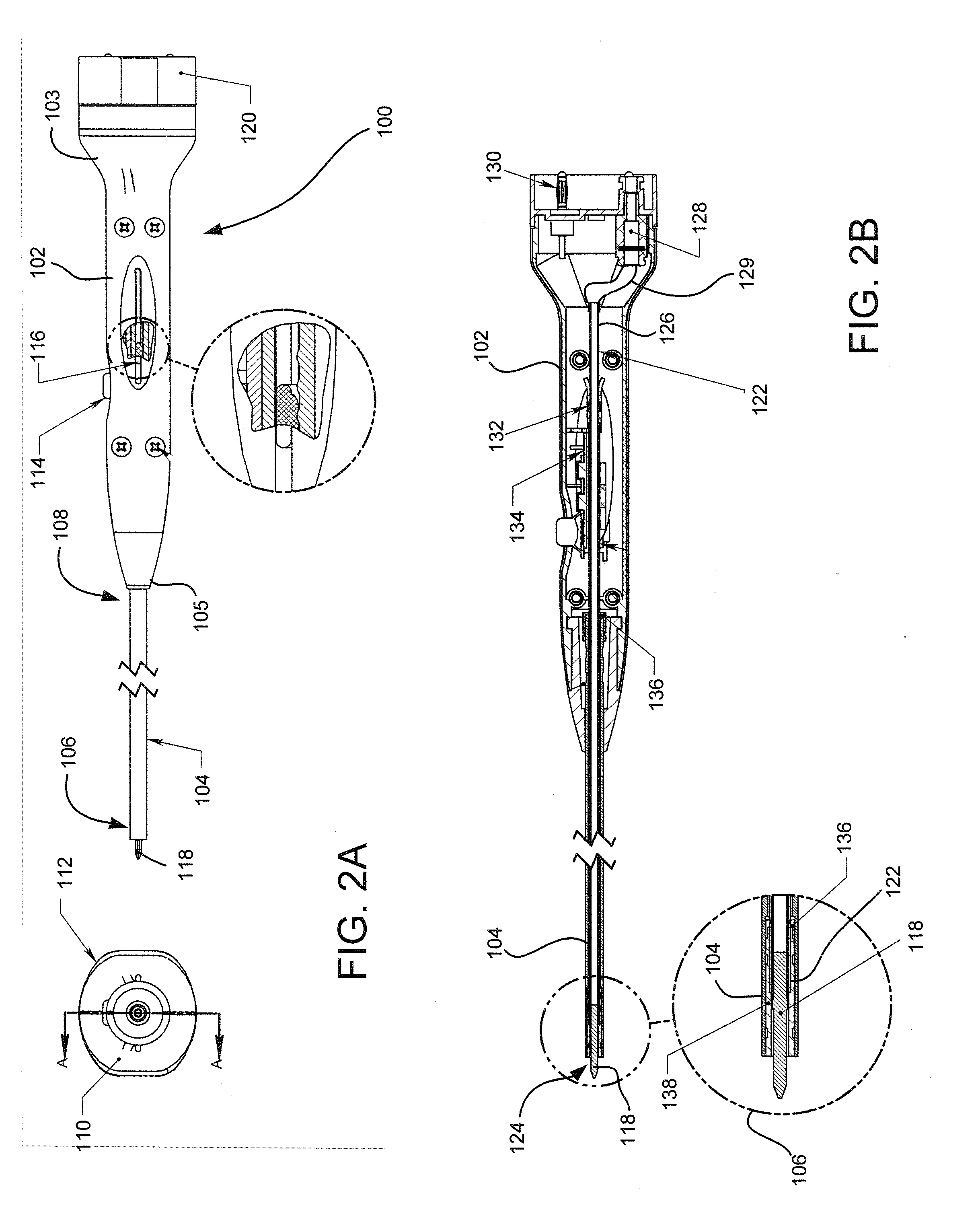 Electrosurgical apparatus with retractable blade