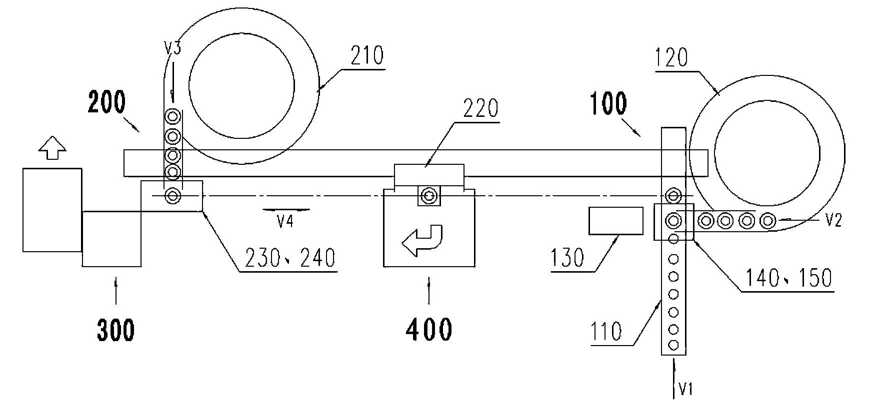 Automatic assembly line capable of continuously assembling automobile guy cable casing fittings