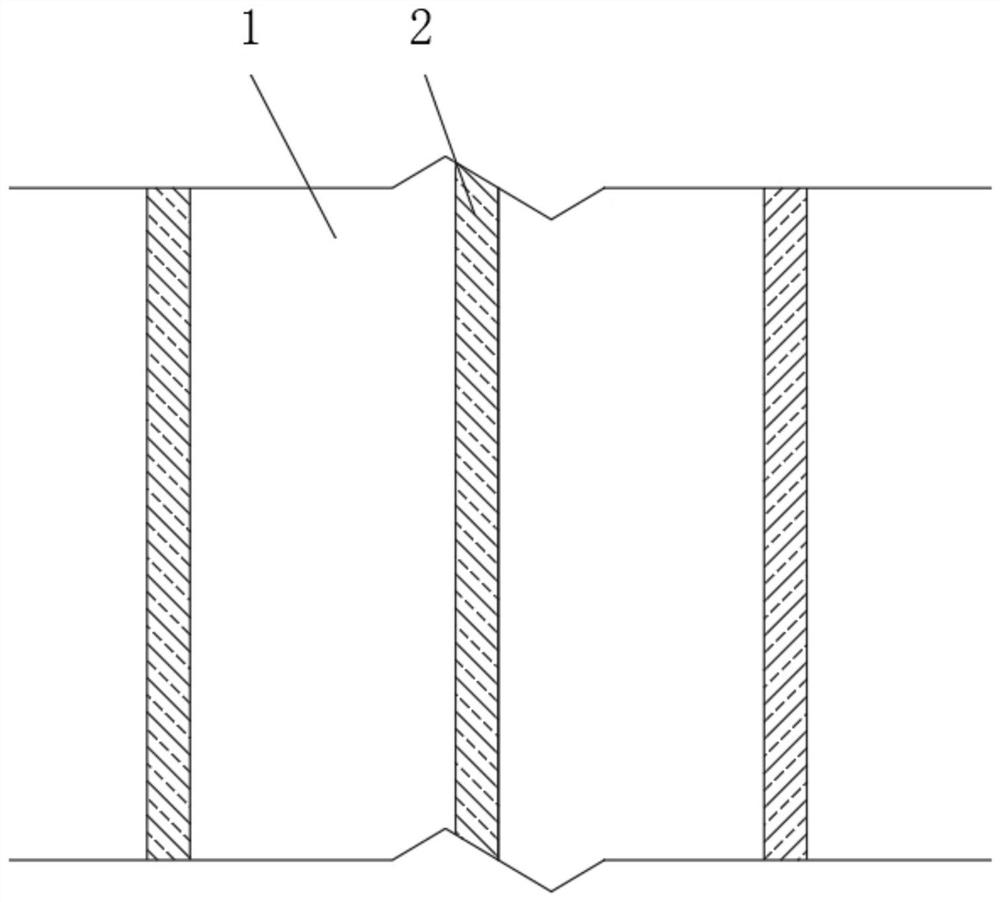 Single-side formwork waterproof coiled material and waterproof method thereof