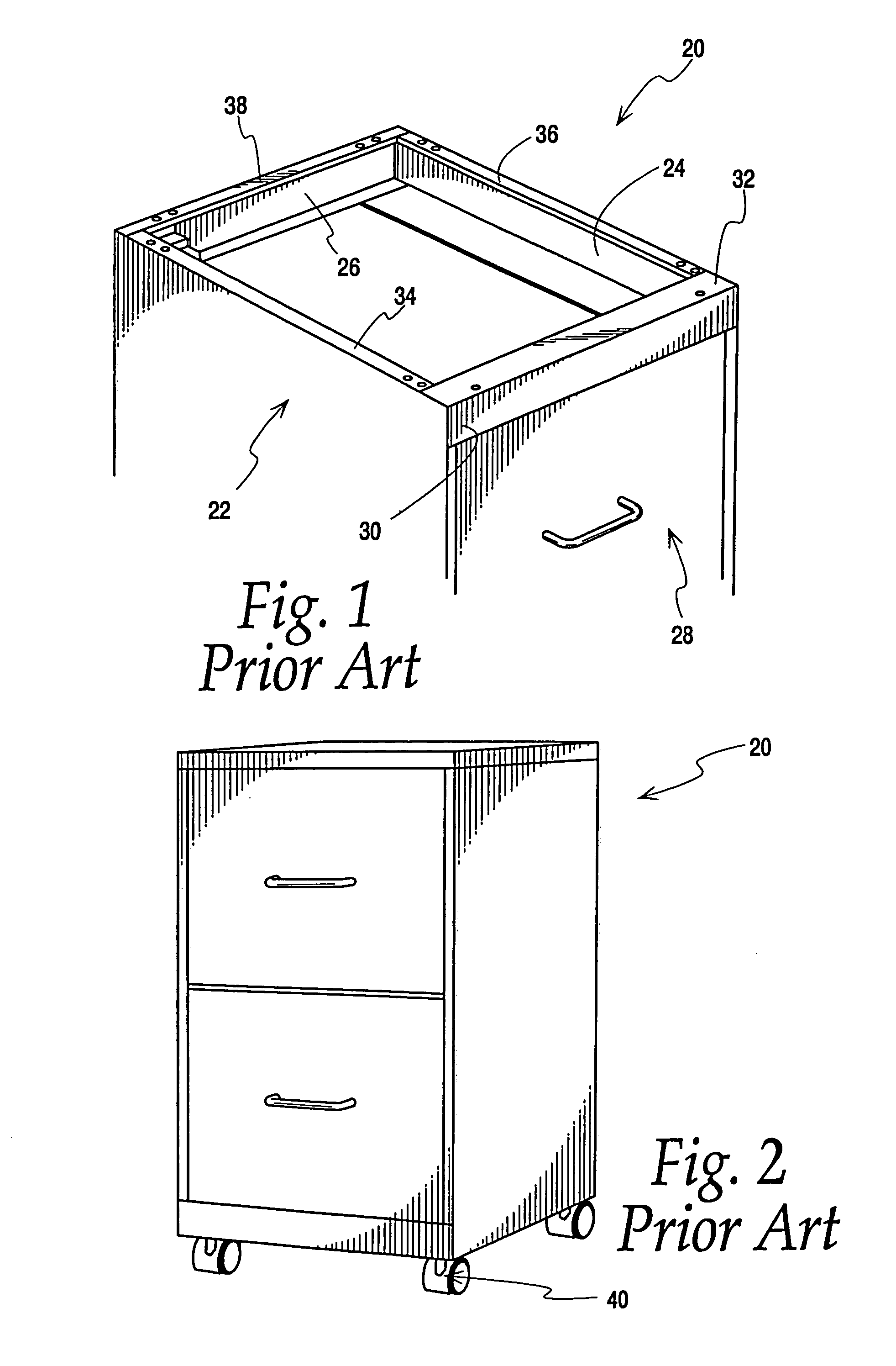 Bracket for open bottom type cabinet