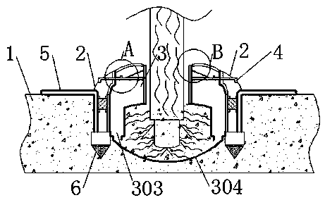 Water collecting desert planting device utilizing diurnal temperature variation