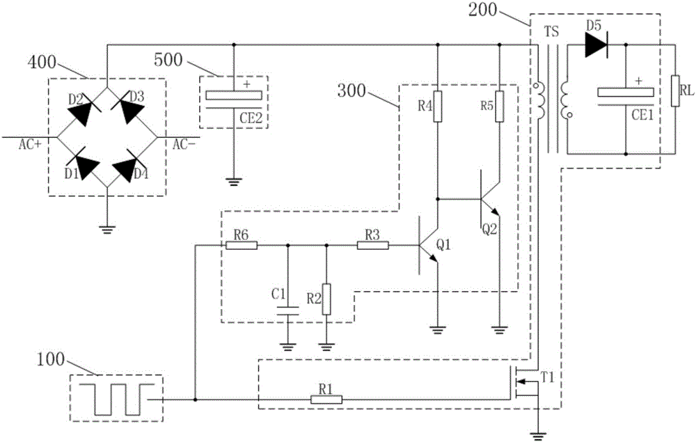 Flyback switching power supply