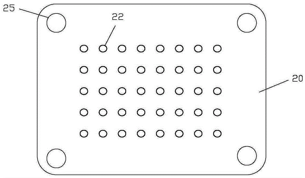 Aging test device and method of integrated circuit chip on the basis of daughter boards and mother board