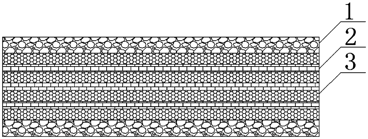 Synthetic pine board and processing method thereof