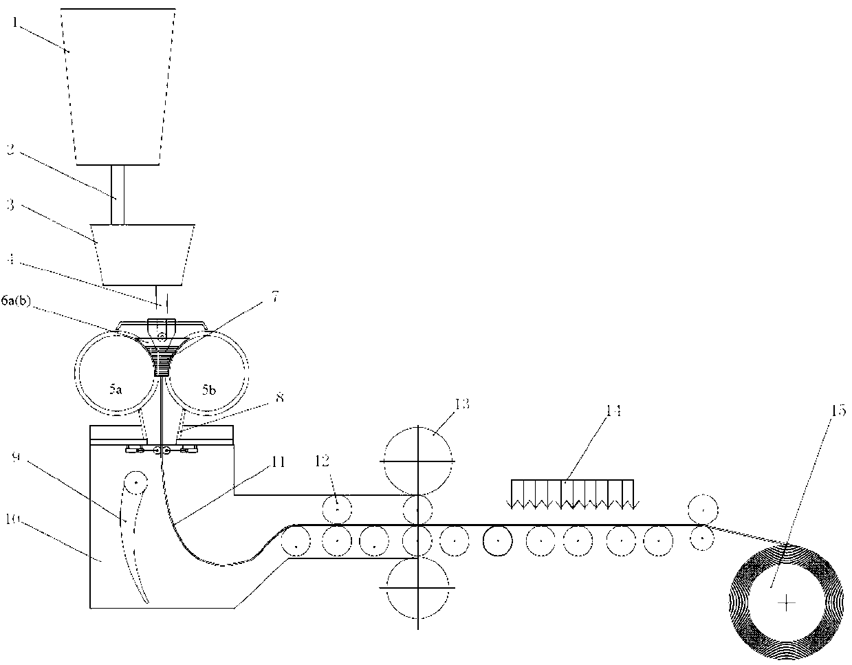 Manufacturing method of age-hardened thin-strip casting low-carbon microalloyed steel strip