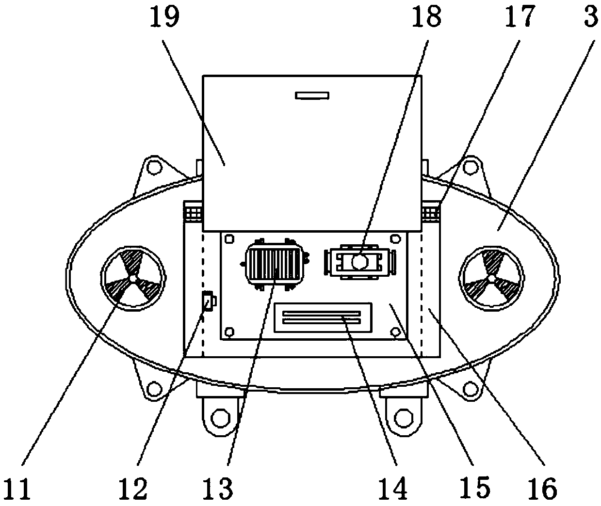 Electric bicycle instrument with positioning function