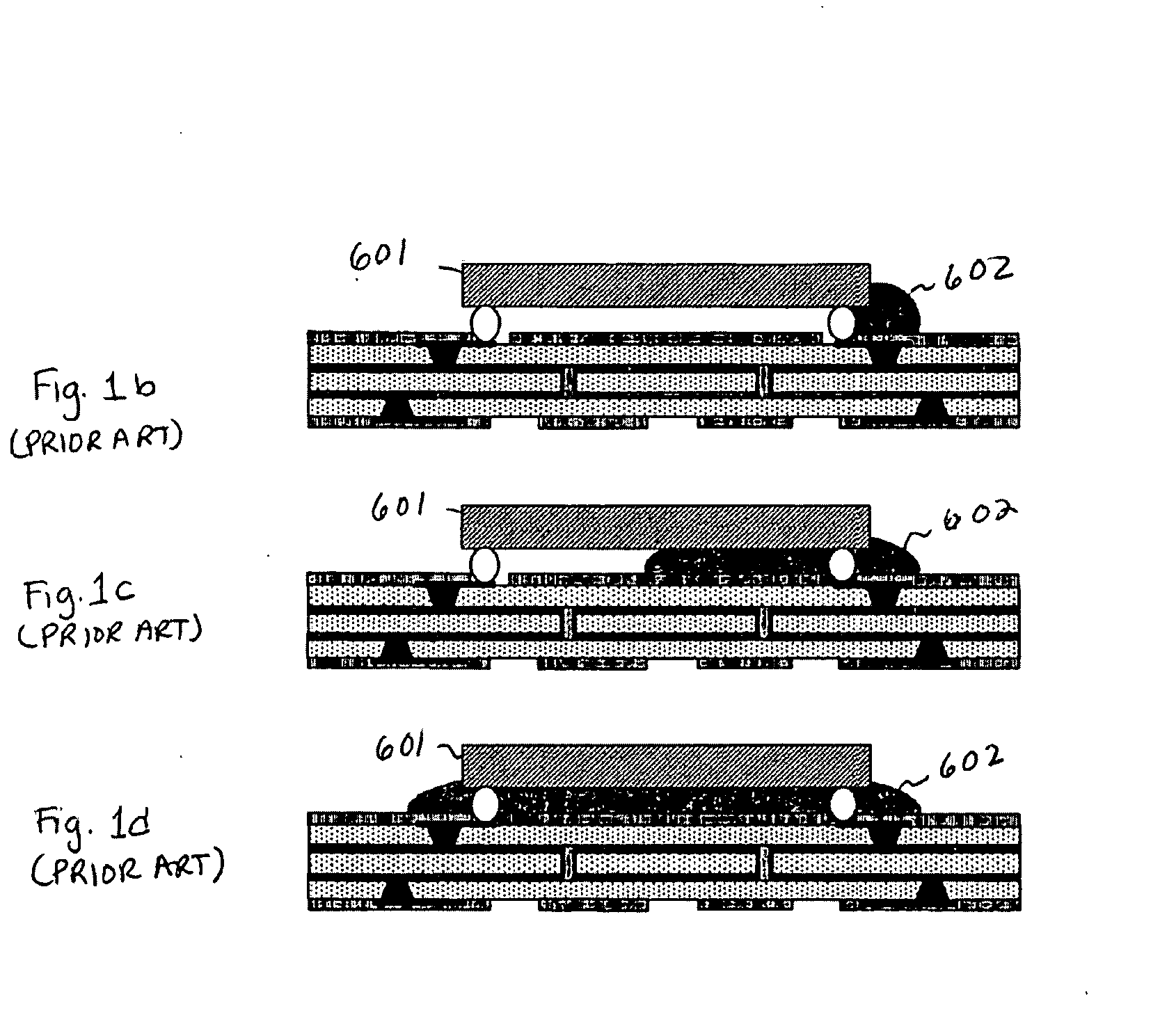 Method of underfill air vent for flipchip BGA