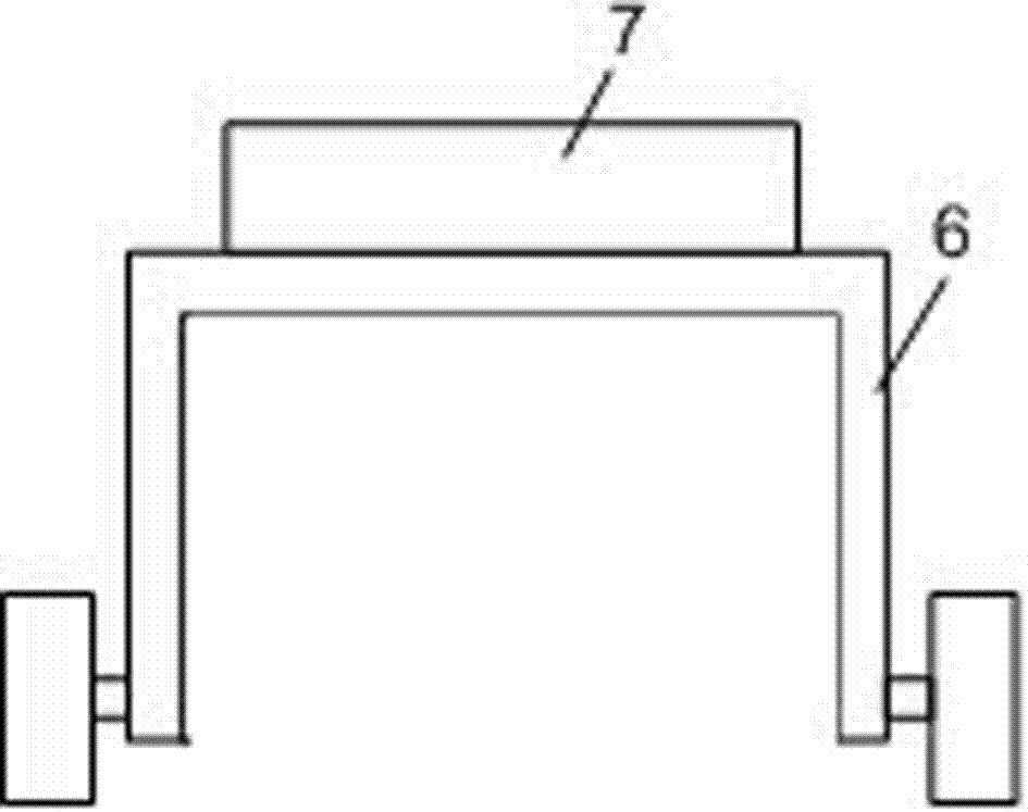 Working device on inclined surface and cleaning method of applying working device to photovoltaic power station