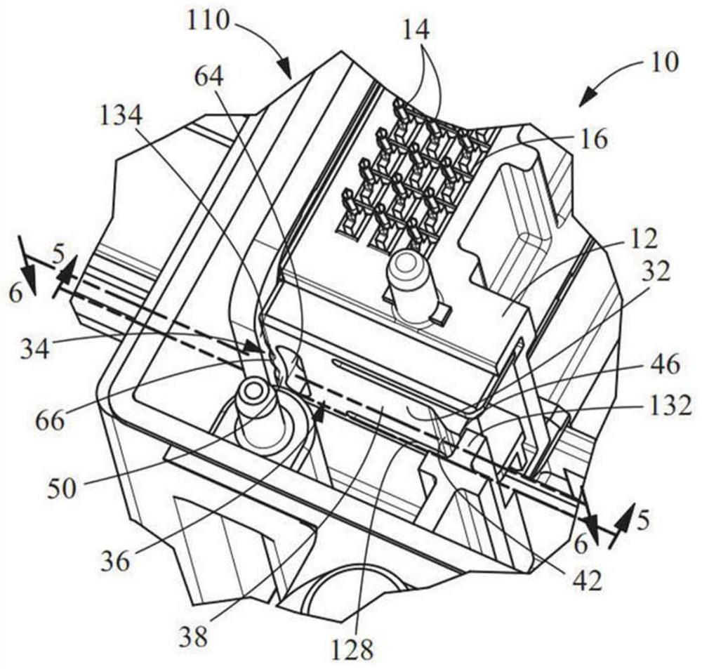 Electrical connector with biased latch