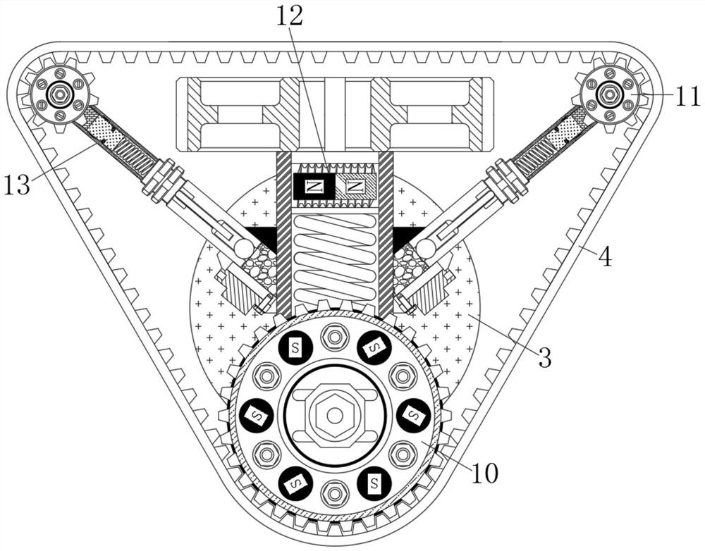 Device capable of adjusting polishing angle and used for removing burrs of wooden toys