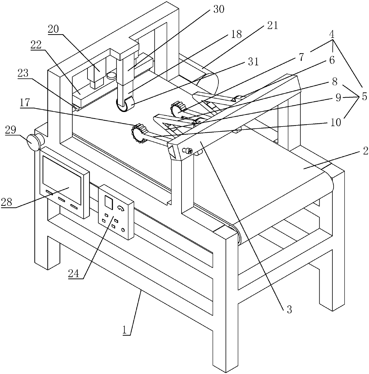 Paper board conveyor and use method thereof