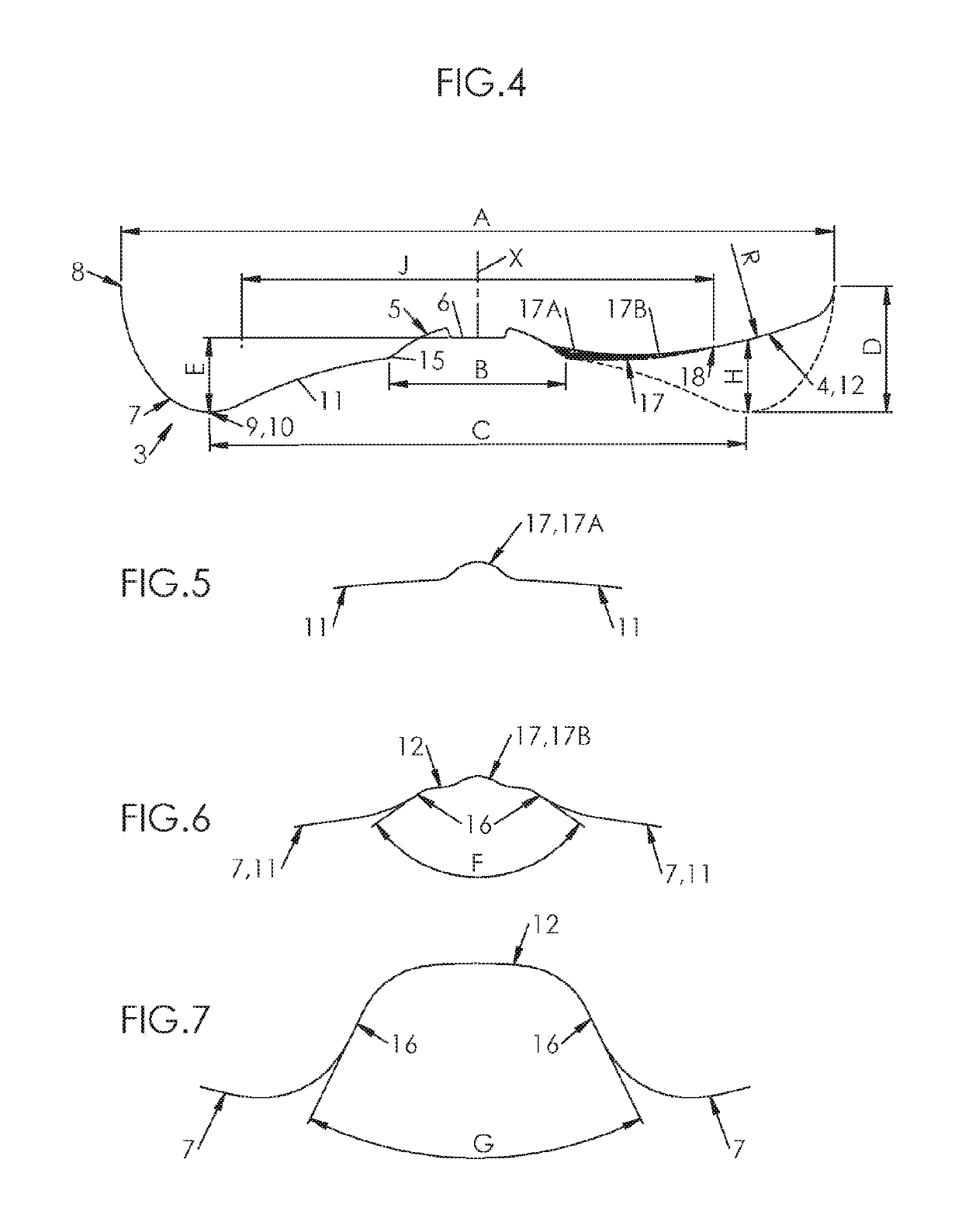 Container having a petaloid base and groove