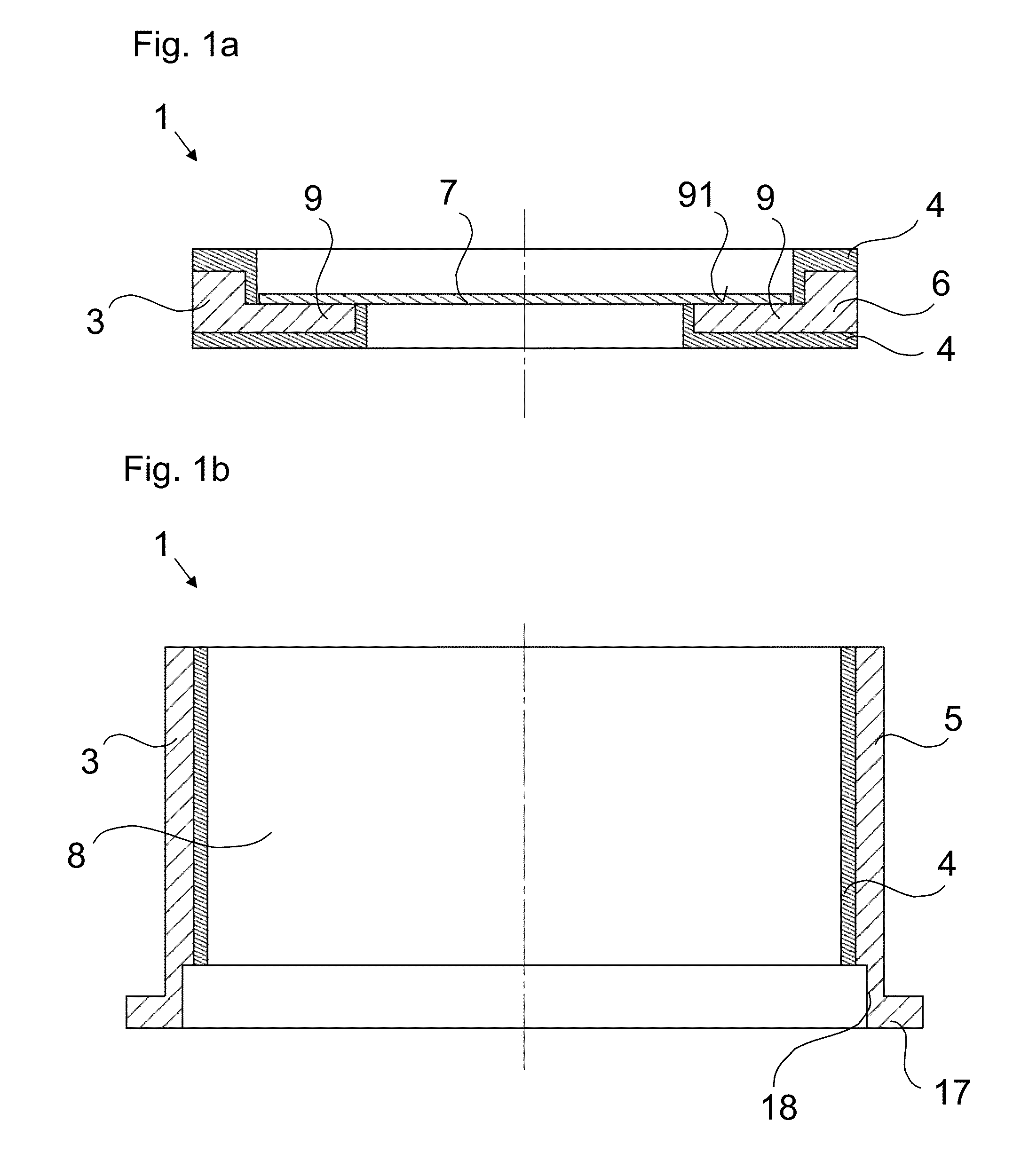 Device for a radiation detector and radiation detector with the device