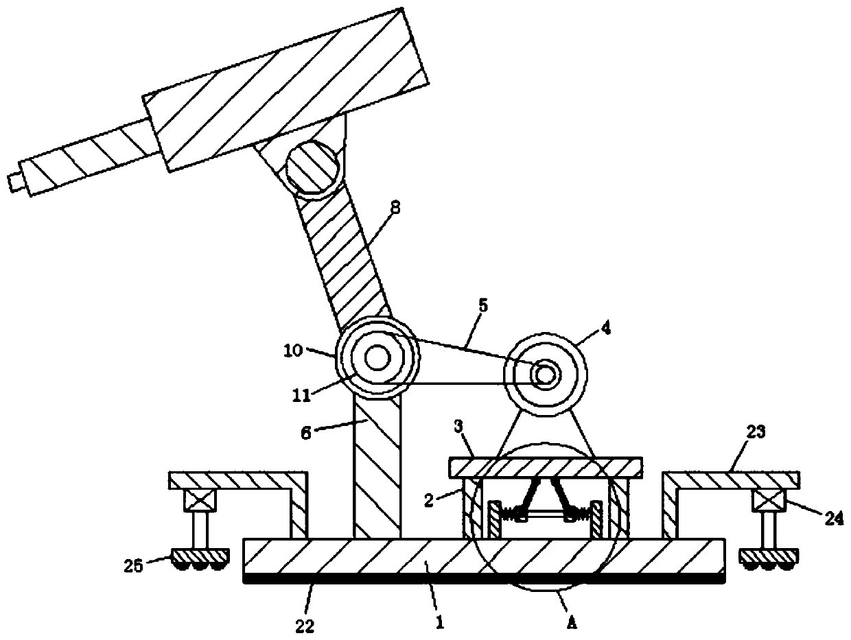 Double-drive type industrial robot joint structure