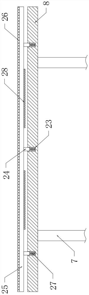 Pedestrian crossing self-lifting anti-crossing guardrail