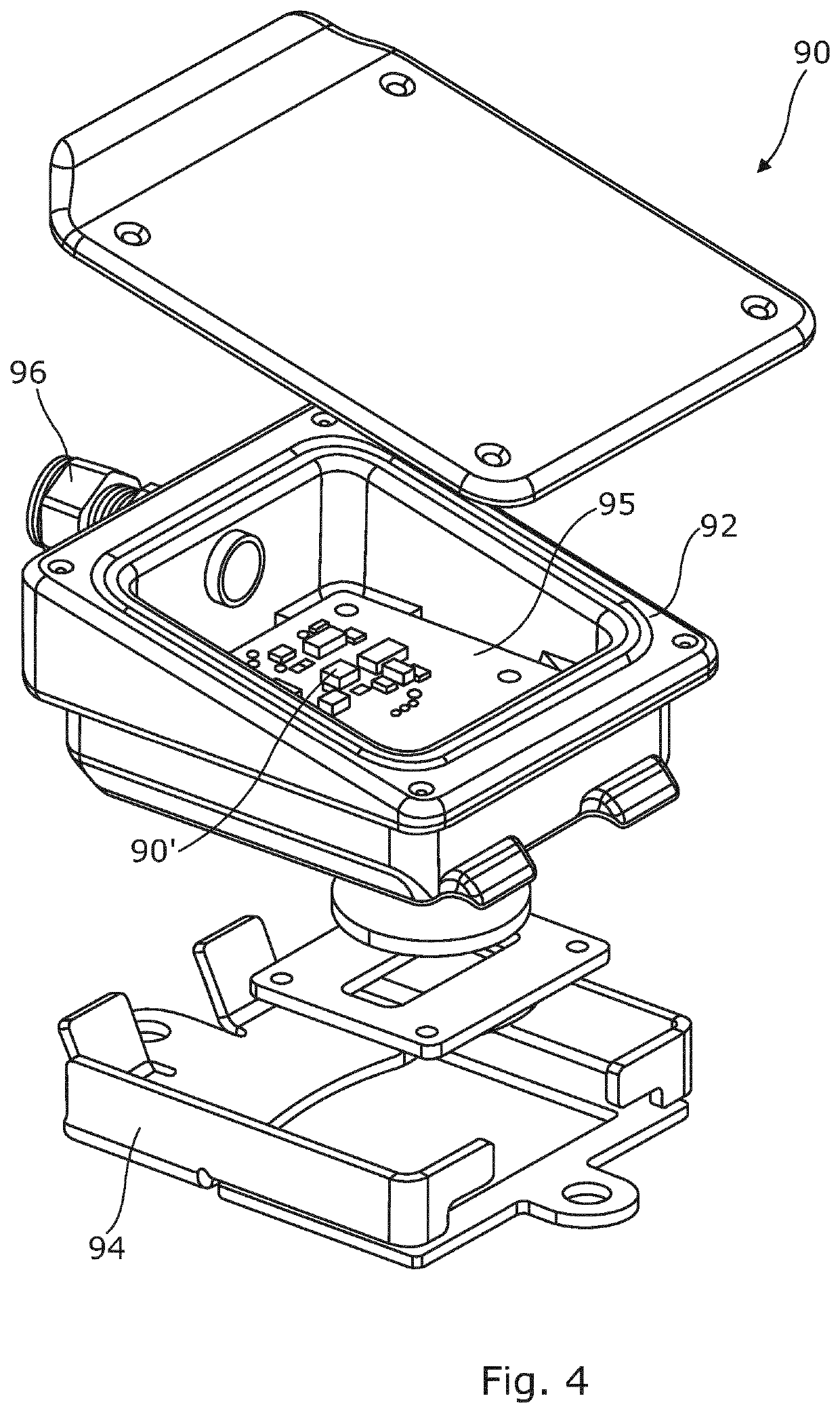 Fan shroud on an agricultural vehicle