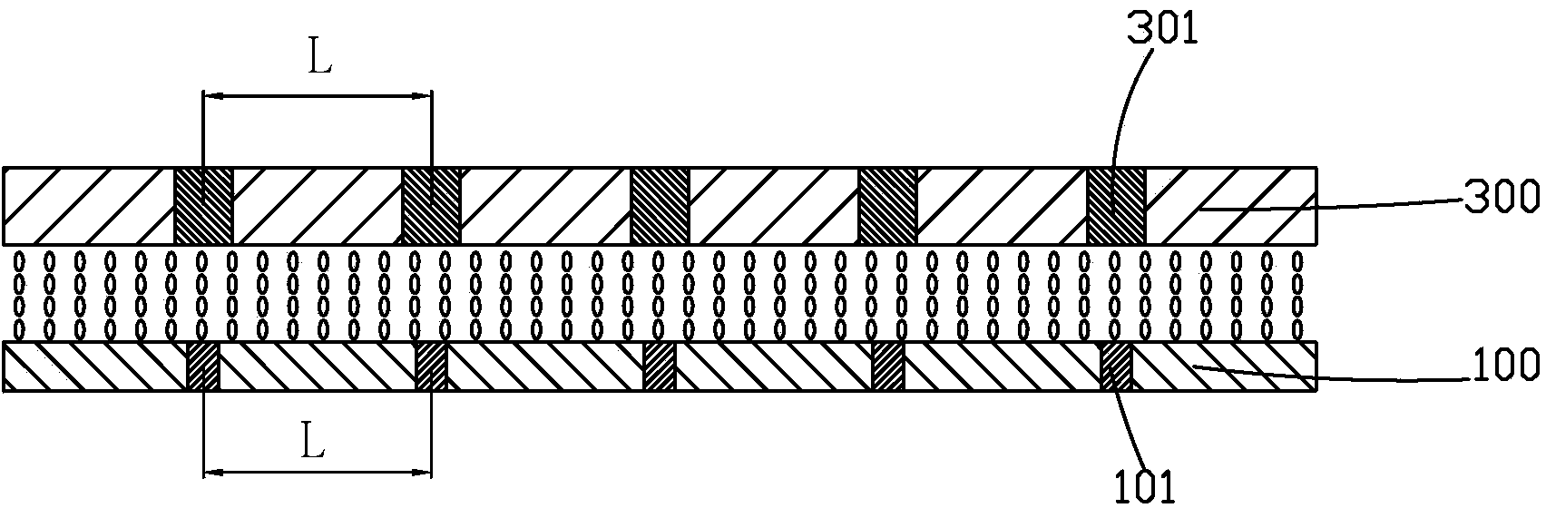 Cambered liquid crystal panel