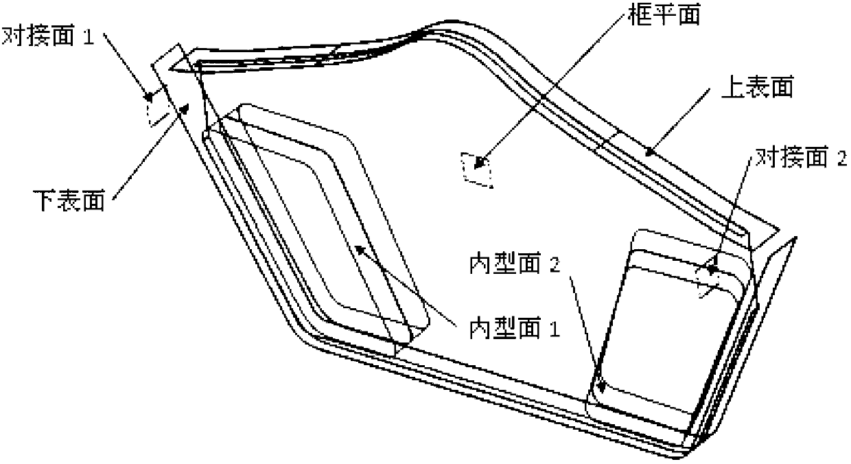 First-level construction member parametrization design method for airplane frame-type parts