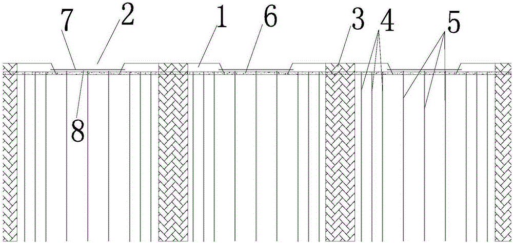 Dynamic consolidation and drainage construction method for mucky soil