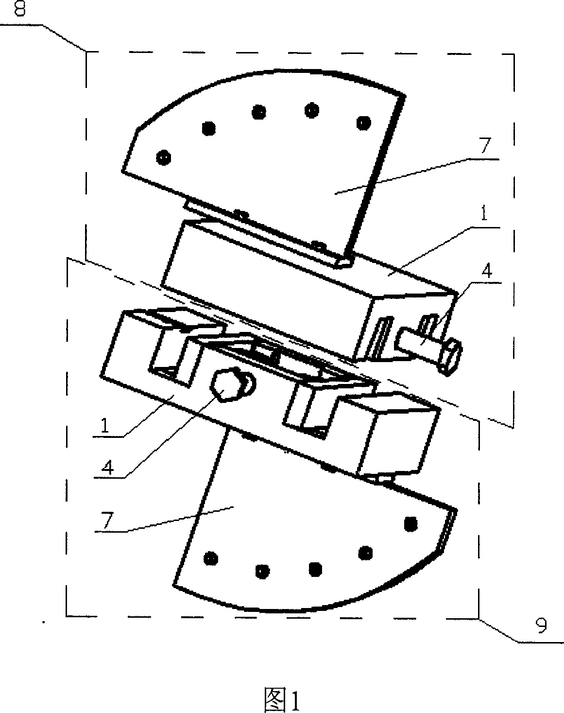 Cross point welding sample multidirectional fatigue loading fixture