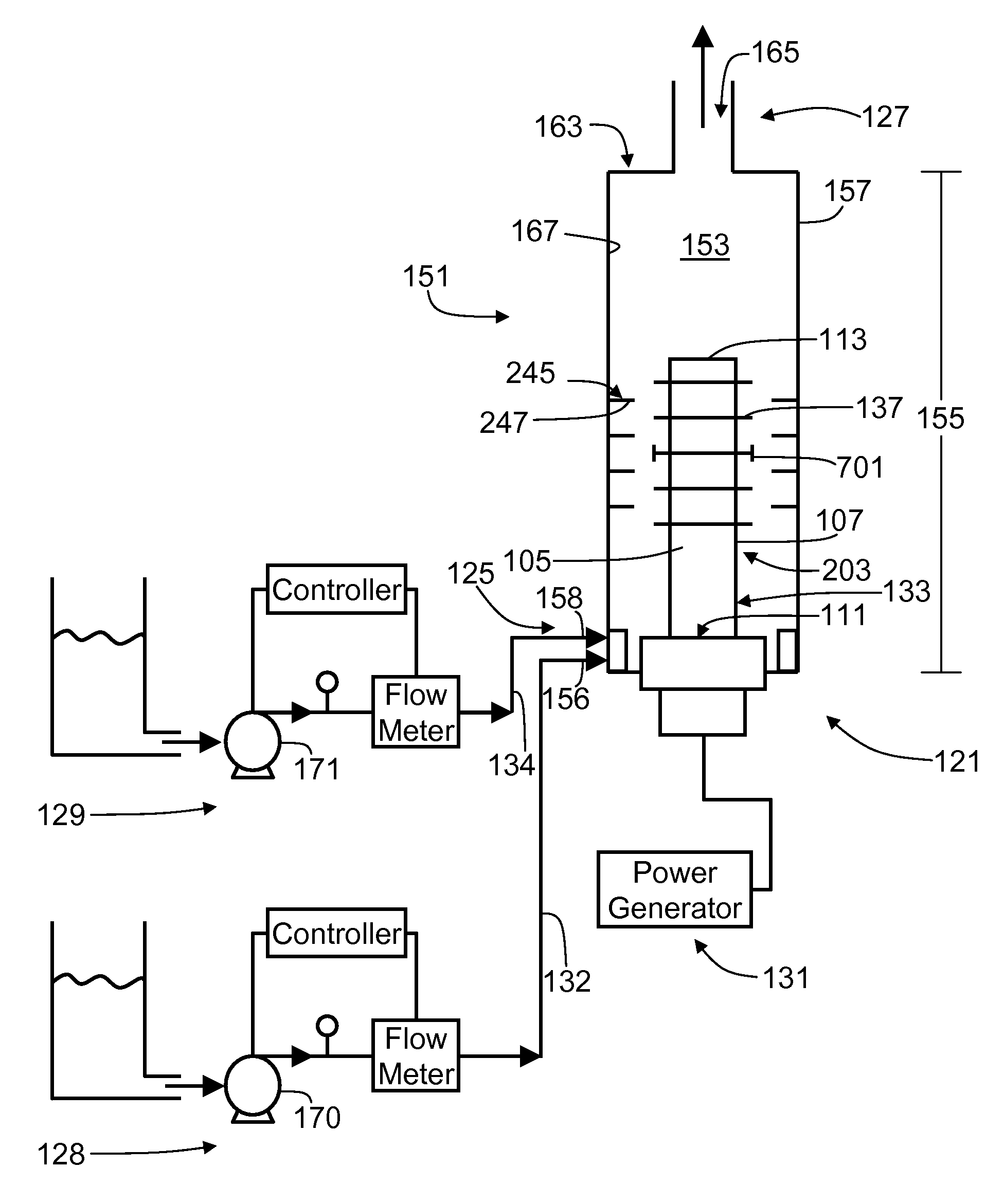 Ultrasonic treatment chamber for preparing emulsions