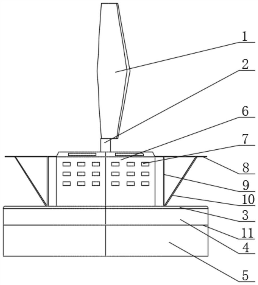 A sail hull structure