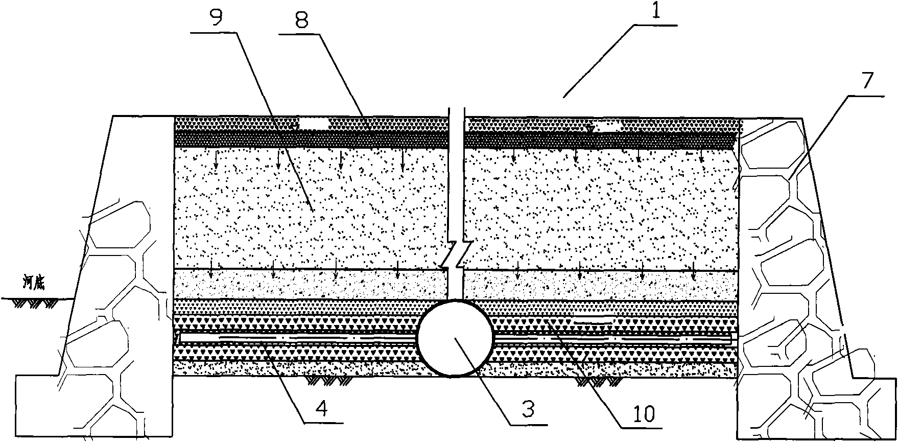 Filter-well circulating purification system and method for purifying river by using same