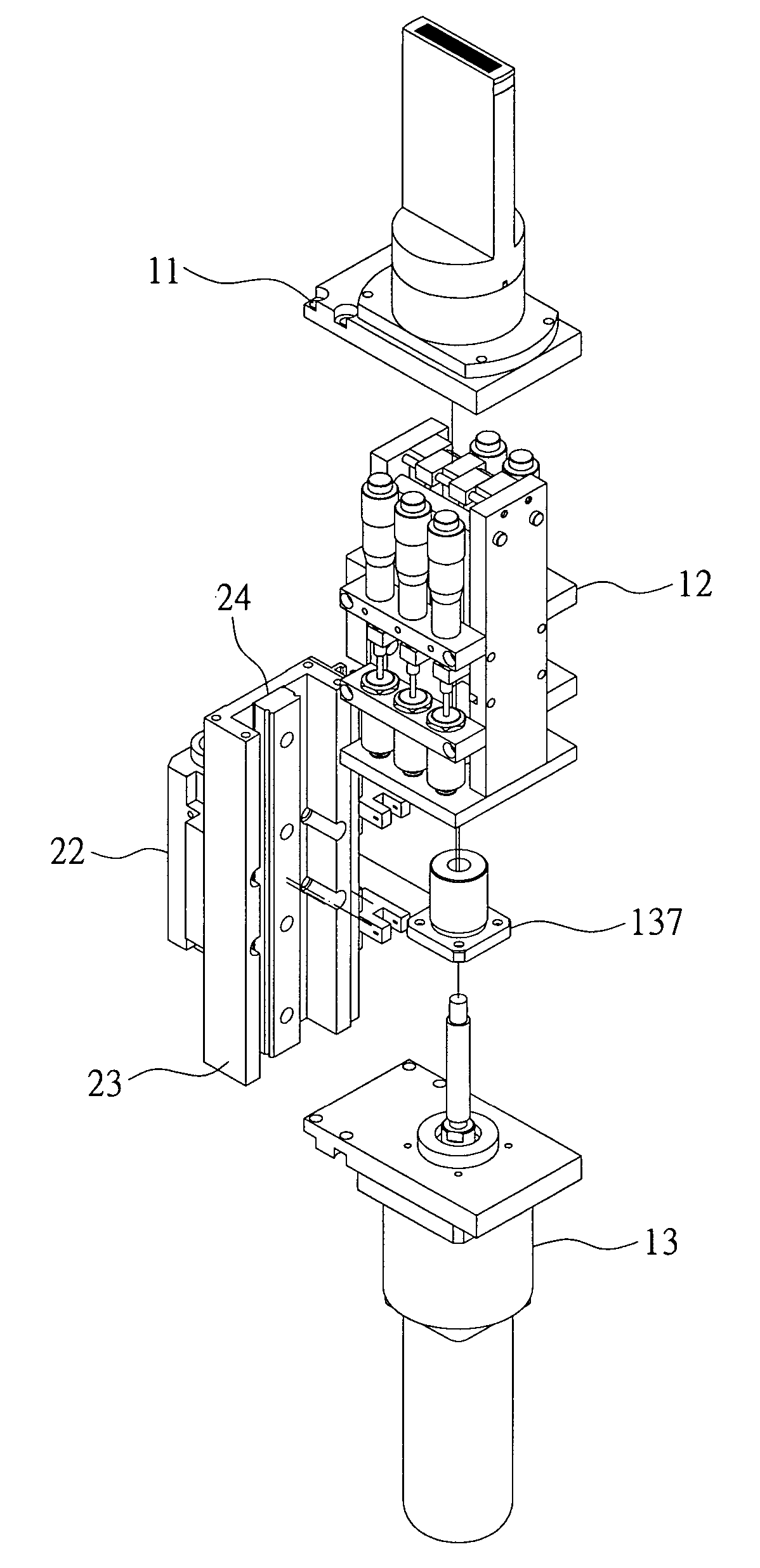 Ejector with multi-ejection pins