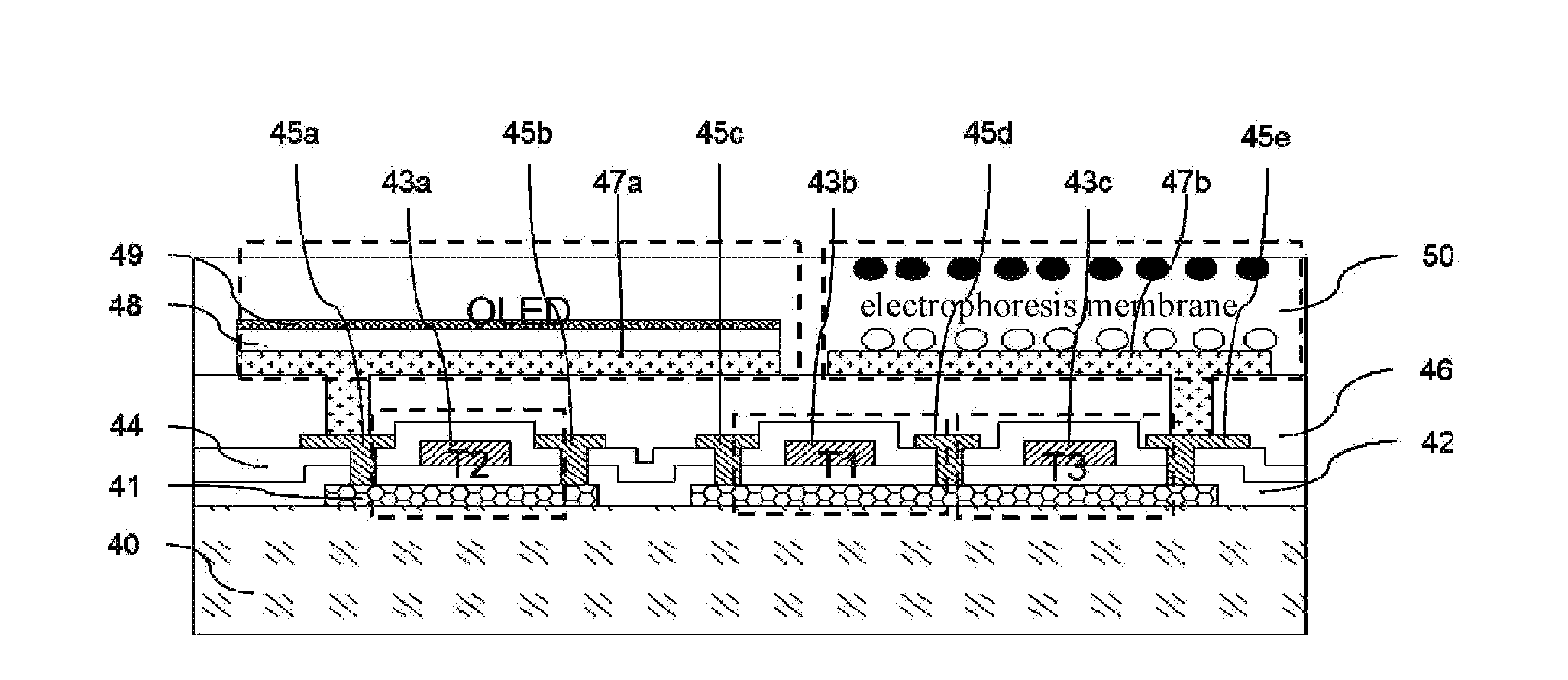 Dual-side display, device for controlling the dual-side display and method for manufacturing the same