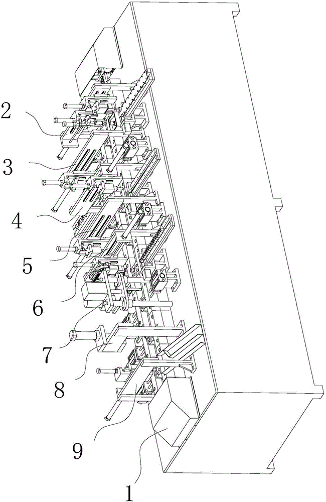 Multi-station automatic assembly machine for quick coupler