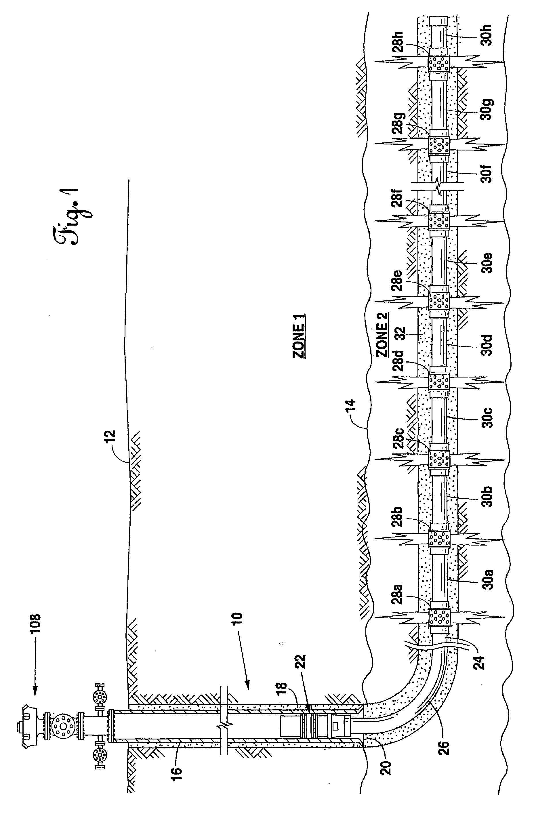 Cemented Open Hole Selective Fracing System