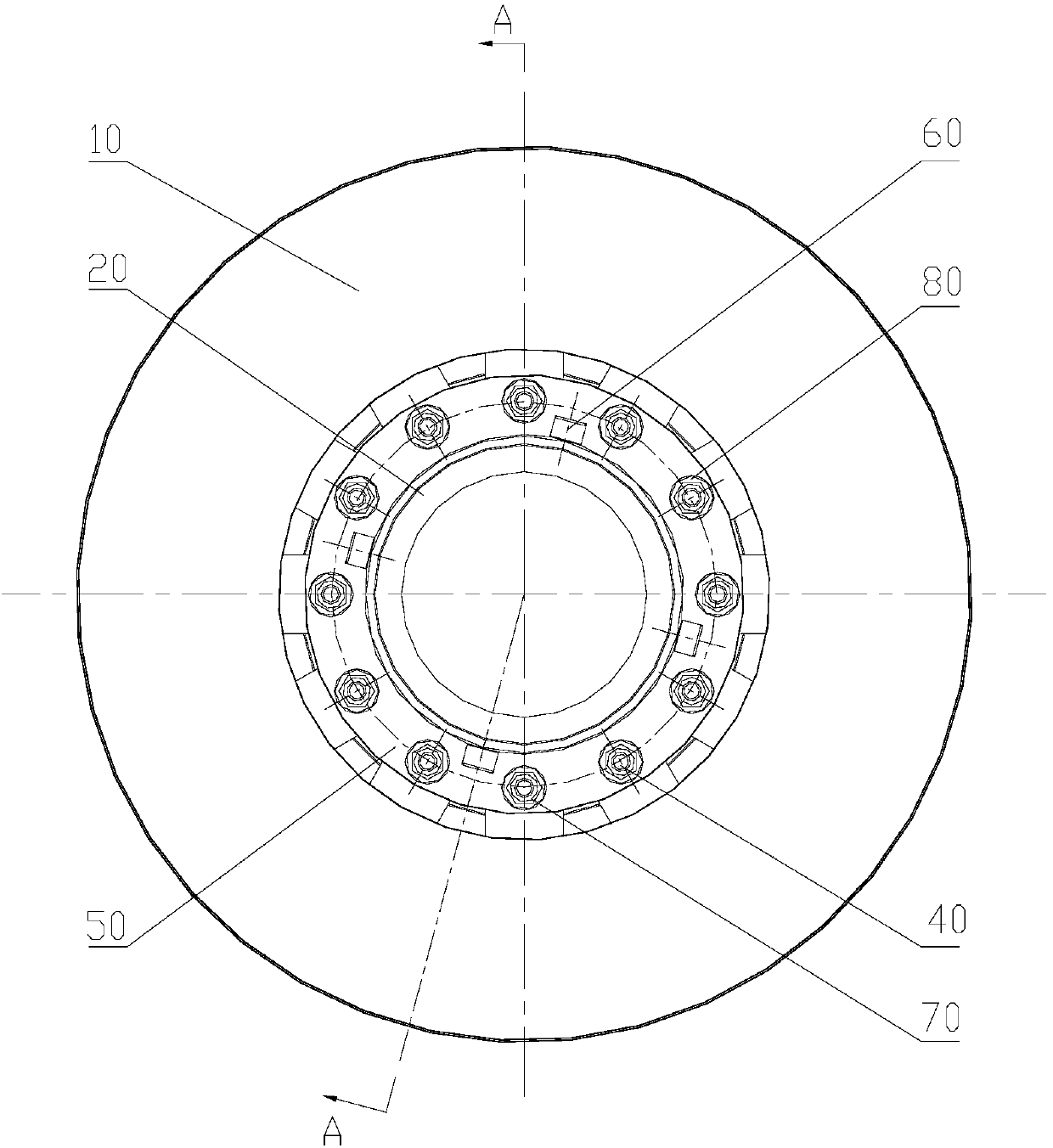 Brake disc and vehicle provided with same