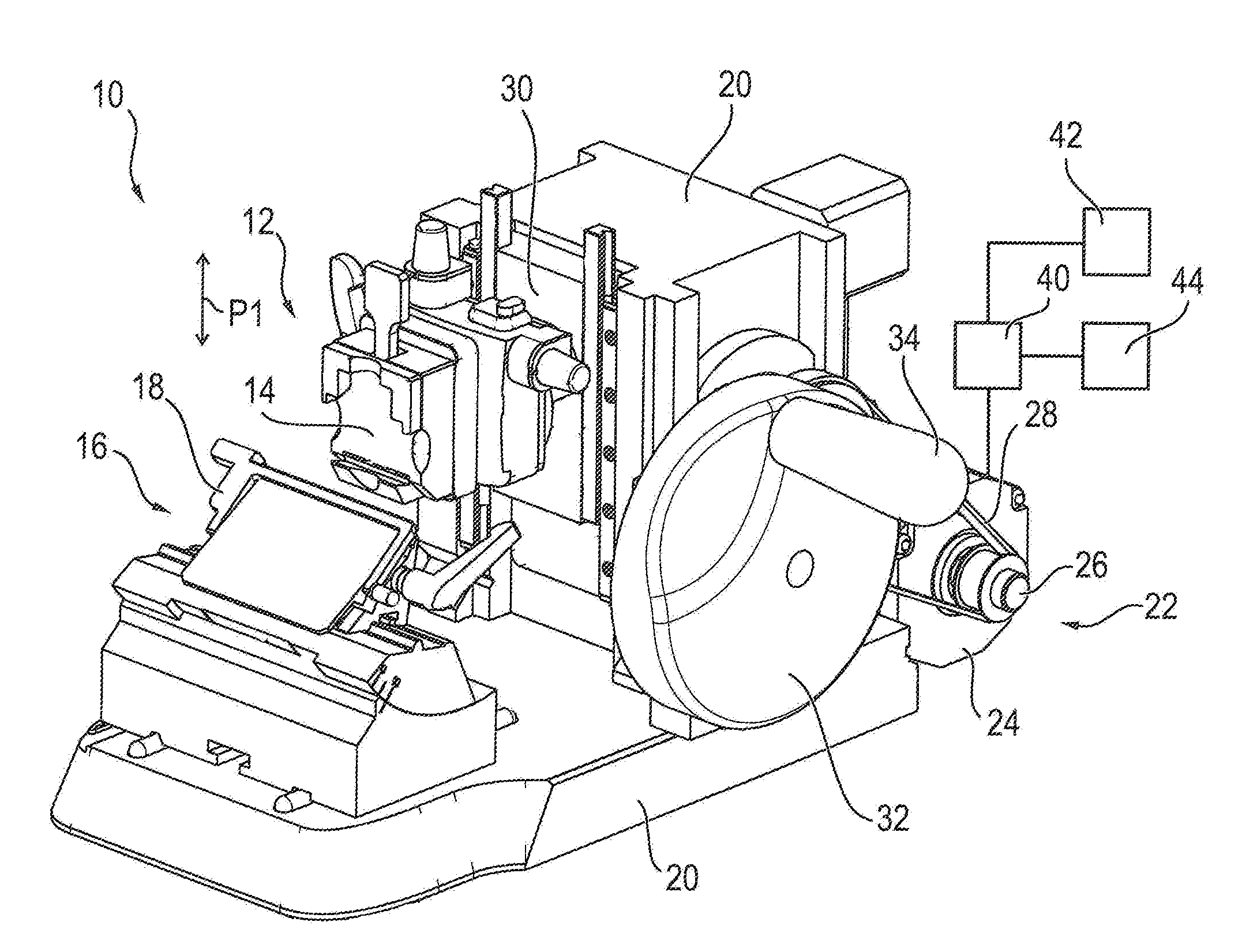 Microtome having an auto-rocking mode