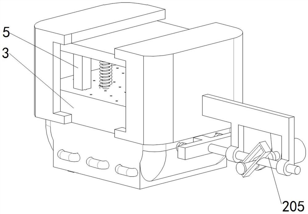 A die-casting mold with automatic unloading function