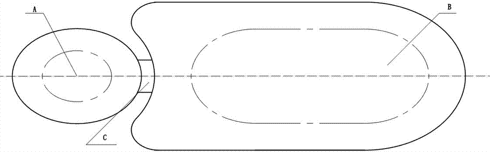 Electromagnetic driving aerodynamic vehicle provided with tandem wings