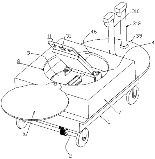 A small vehicle for collecting field crop growth data information