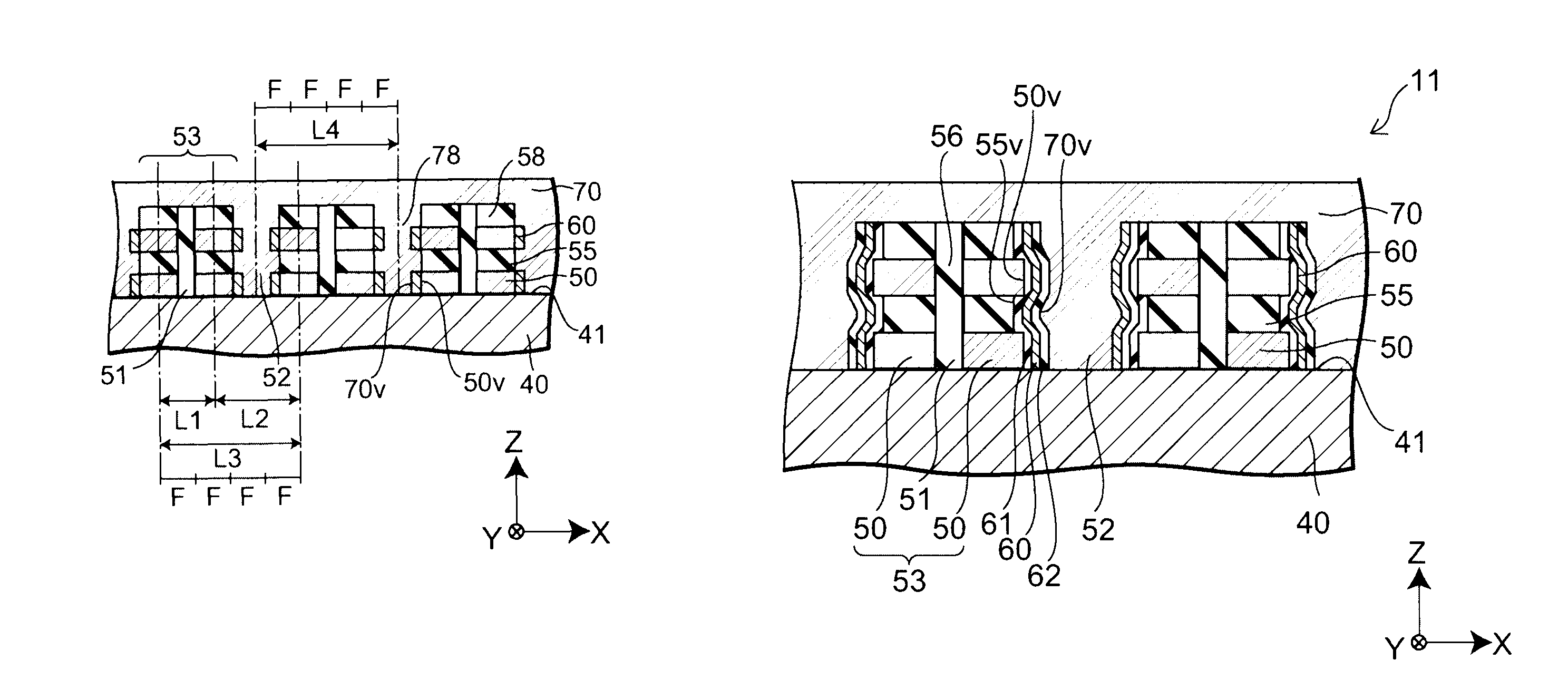 Nonvolatile semiconductor storage device and method for manufacturing same