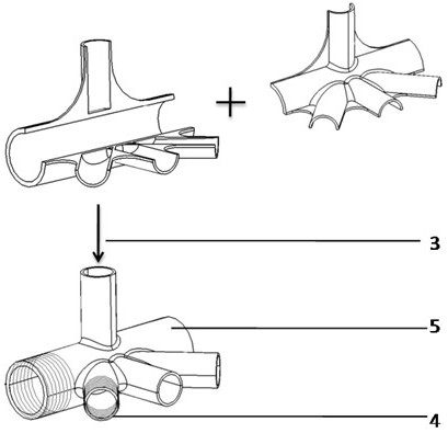 A method for manufacturing a carbon fiber composite multi-way joint