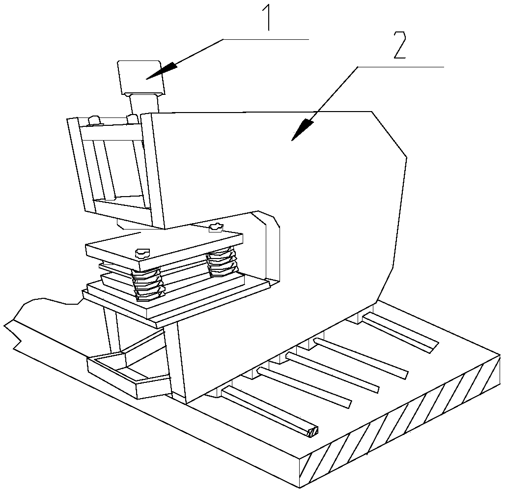 Waste collection device applied to door panel numerical control combined punching