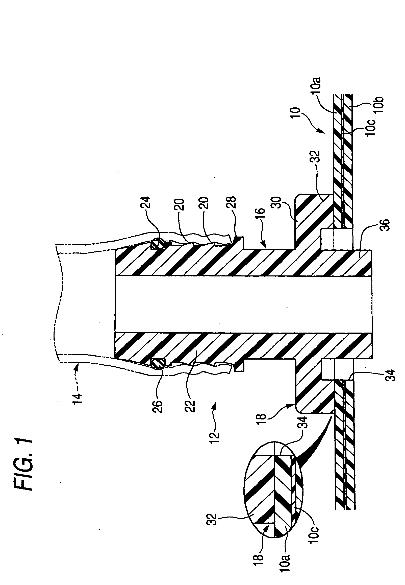 Welding joint of fuel tank