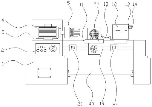 Irregular-shaped component cutting device with limiting function