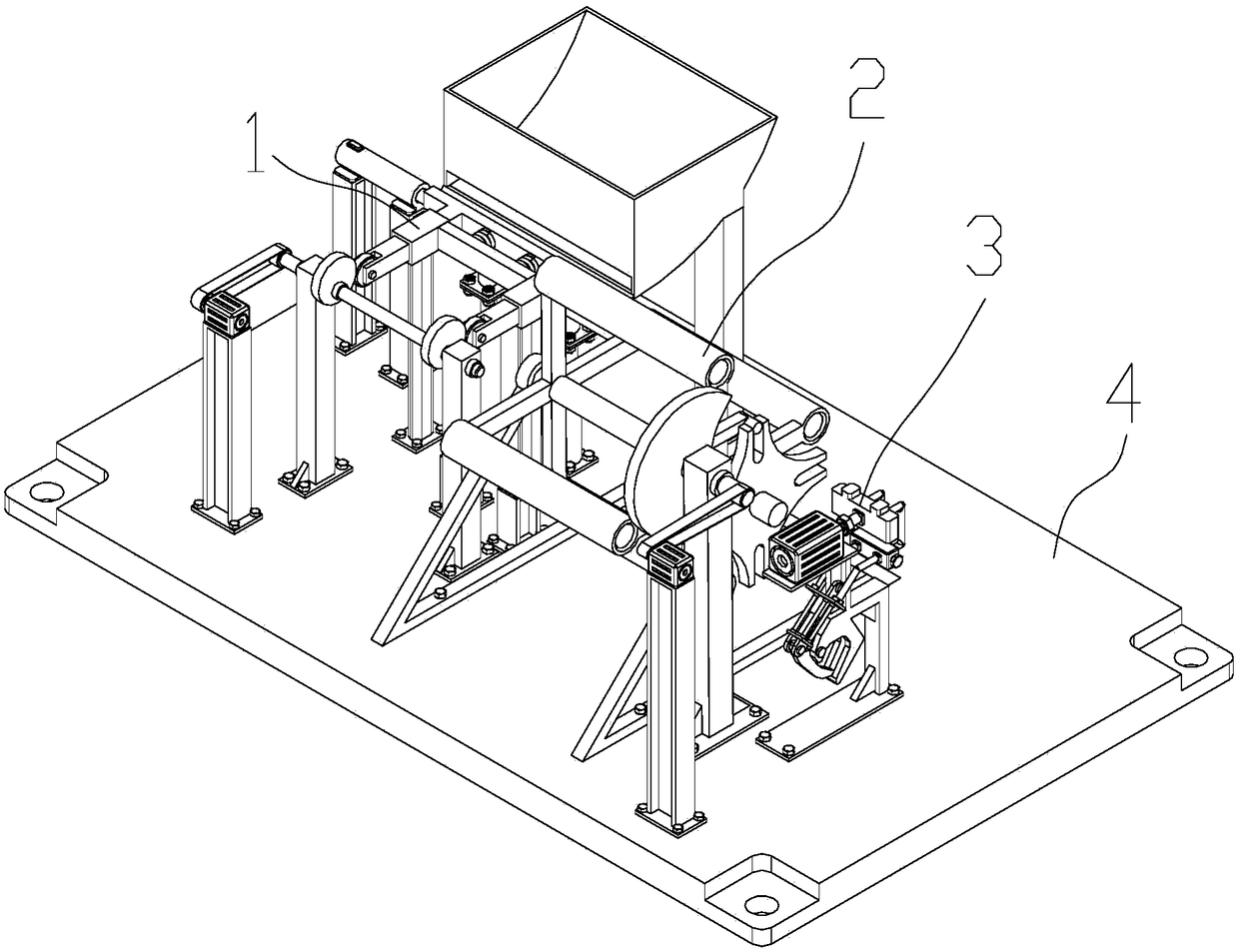 Parameter-variable shearing-type metal material wear experimental platform