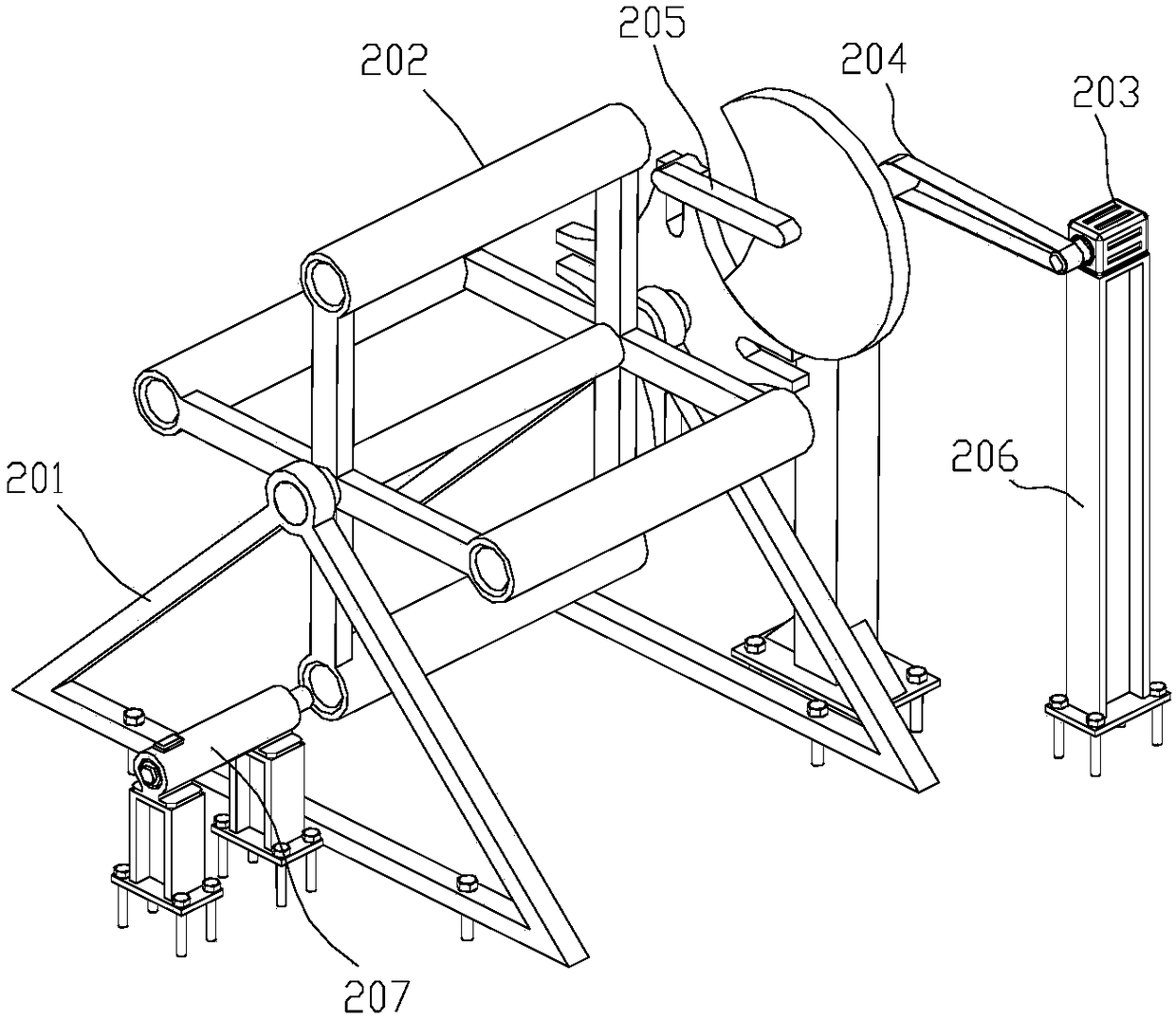 Parameter-variable shearing-type metal material wear experimental platform