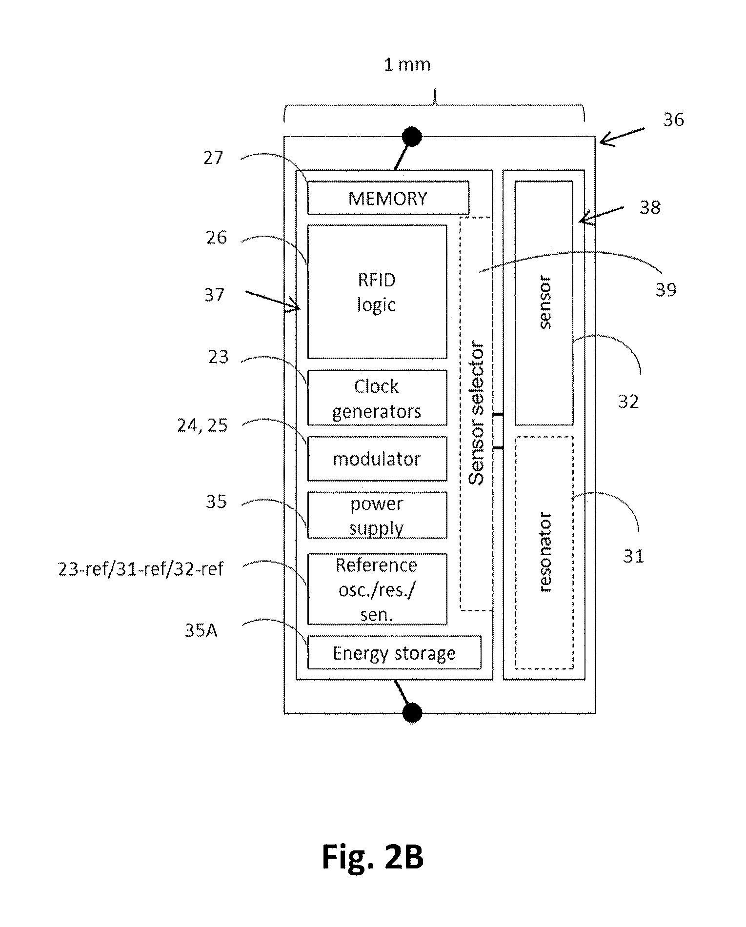 Passive RFID sensor tag