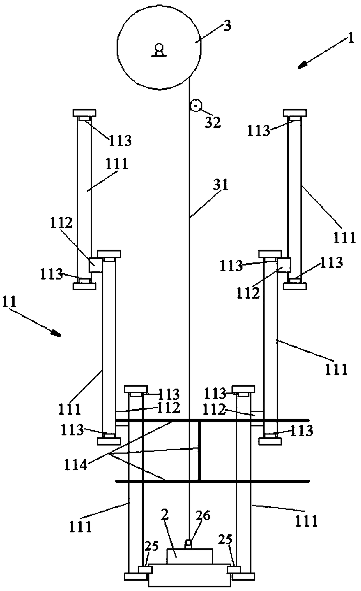 Triple-speed tire grabbing robot