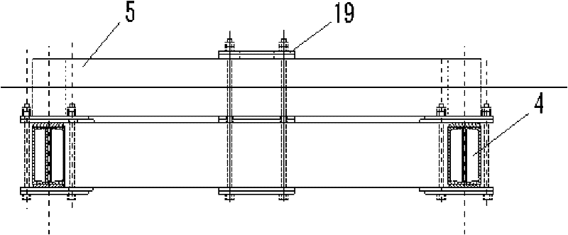 Self-climbing tower crane